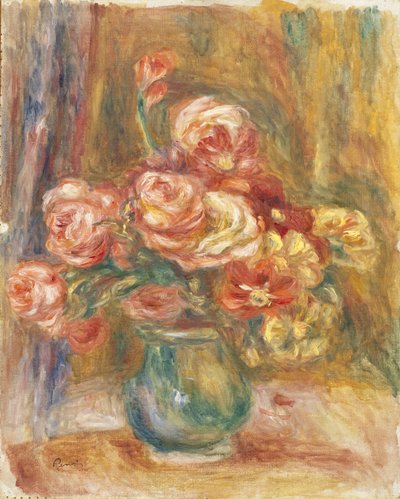 Vase de roses, 1890-1900 - Pierre Auguste Renoir